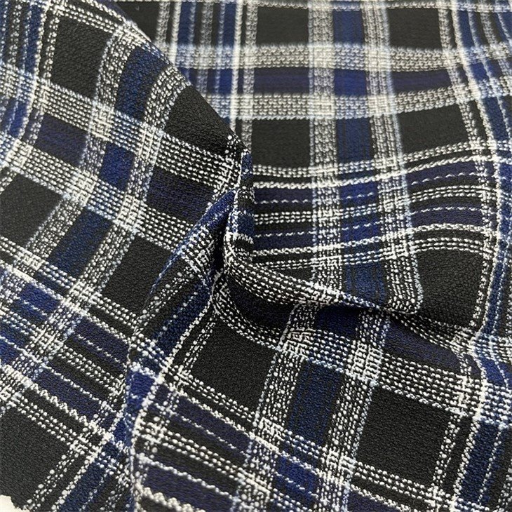 Black Check Bengaline Yarn-dyed Black Check Bengaline Yarn-dyed