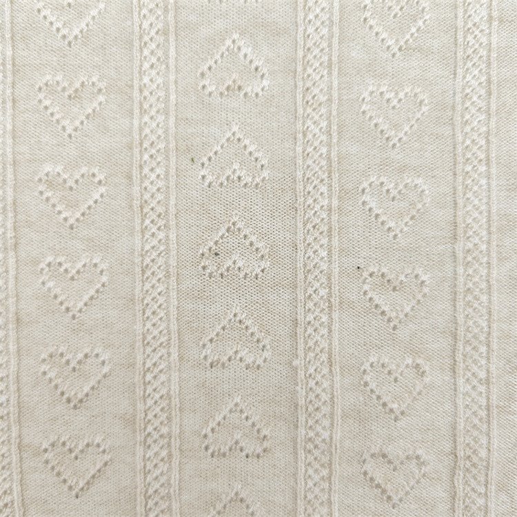 Blended Coarse Needle Jacquard Woven Fabric