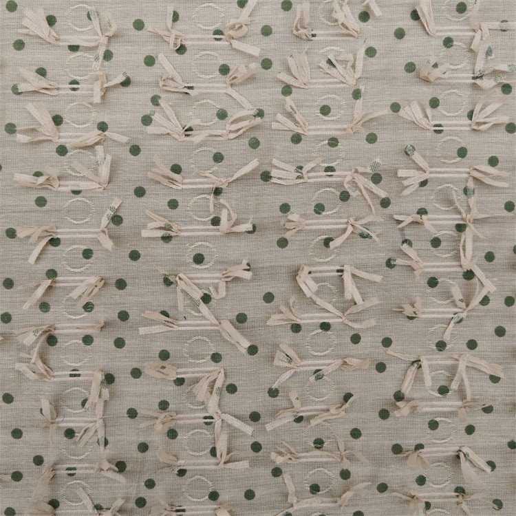 Dobby Printed Knit Fabric