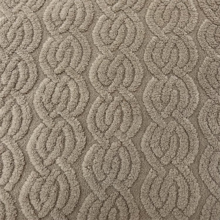 Jacquard Soft Sherpa Knit Fabric