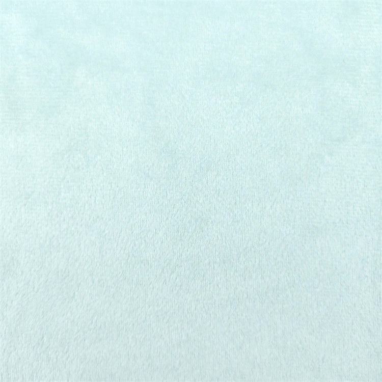 Polyester Minky Fleece Knit Fabric