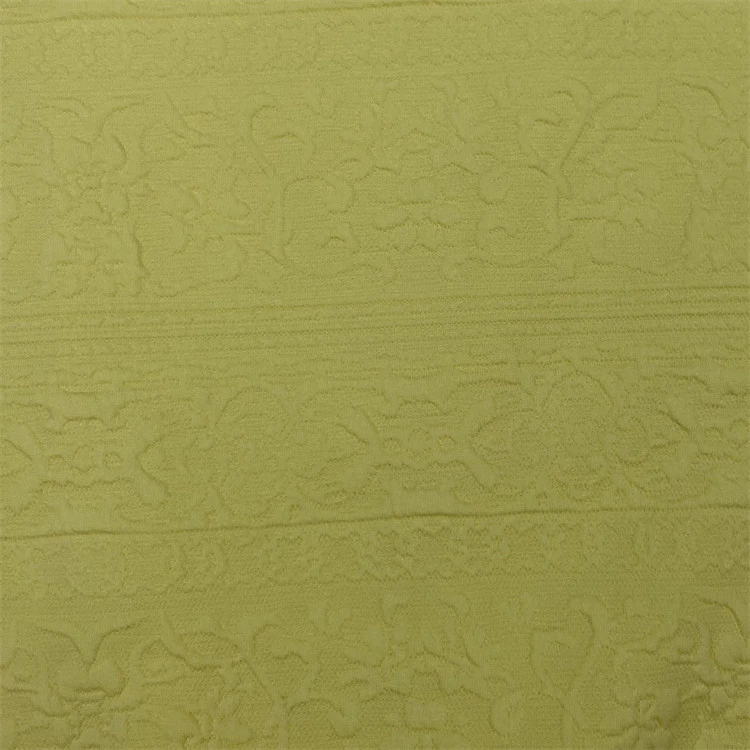 Polyester Spandex Quilted Like Knit Fabric