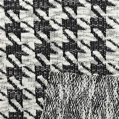 info-400-400 Houndstooth Jacquard Woven Fabric