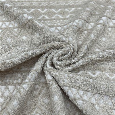 info-400-400 Jacquard Grey Towel Woven Fabric