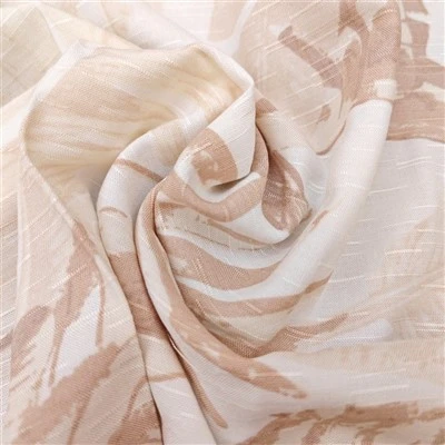 info-400-400 Rayon Slub Printed Knit Fabric