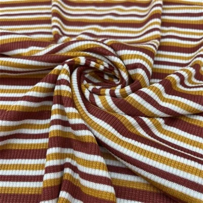 Yarn-dyed Rib Fabric Stripe