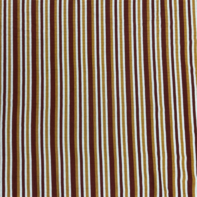 Yarn-dyed Rib Fabric Stripe