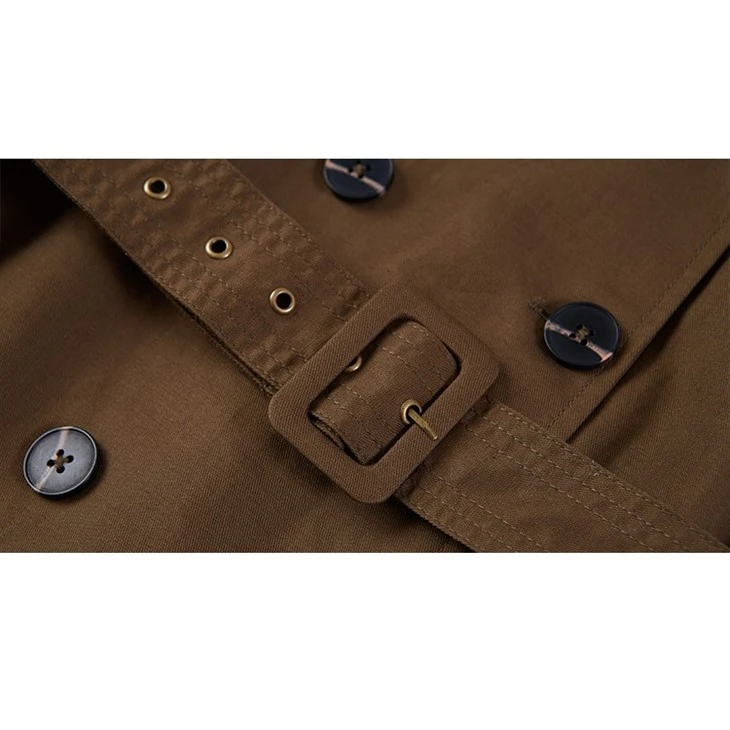 Double Breasted Trench Coat For Women