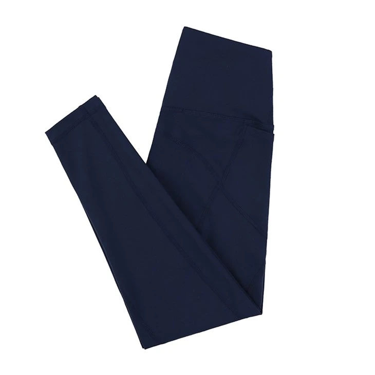 High-rise Full Length Leggings With Two Side Drop-in Pockets