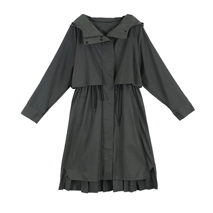 Hooded Trech Coat