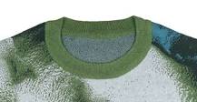 How can you identify a jacquard knit