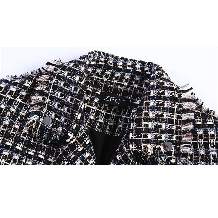 Lapel Tweed Jacket