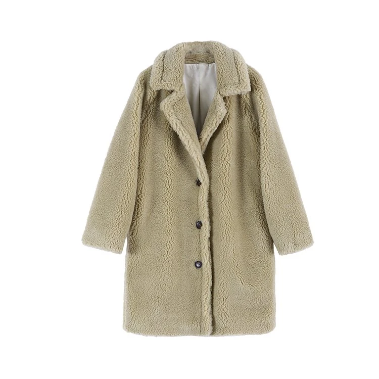 Single Breasted Sherpa Coat