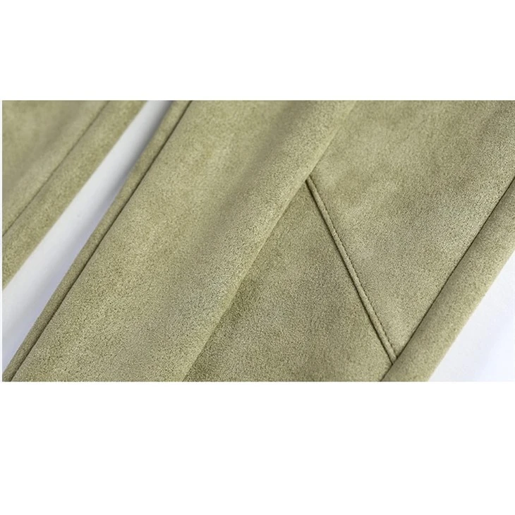 Suede Pants