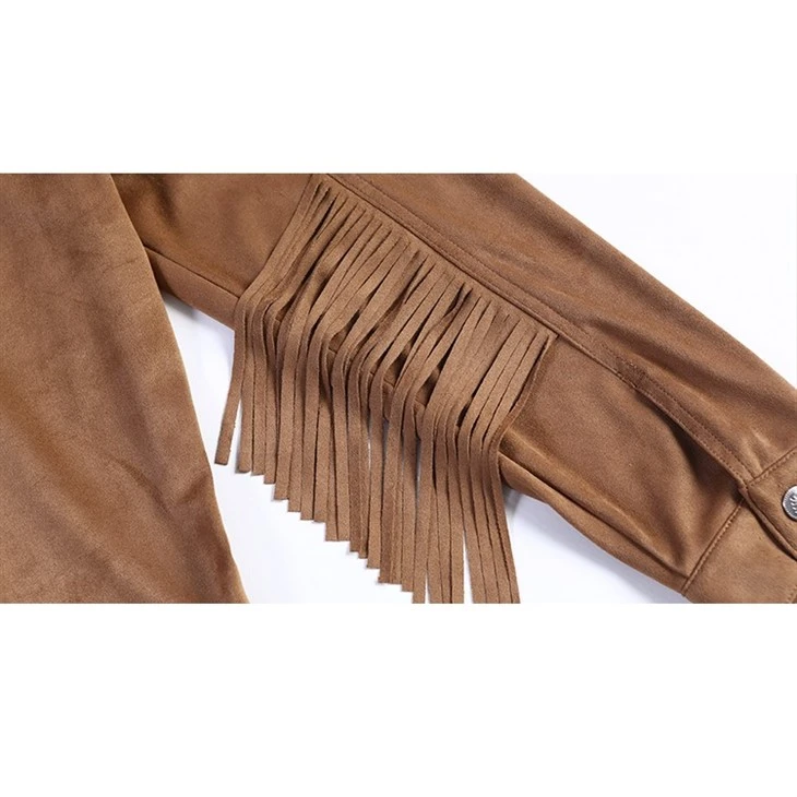 Suede Tassel Jacket