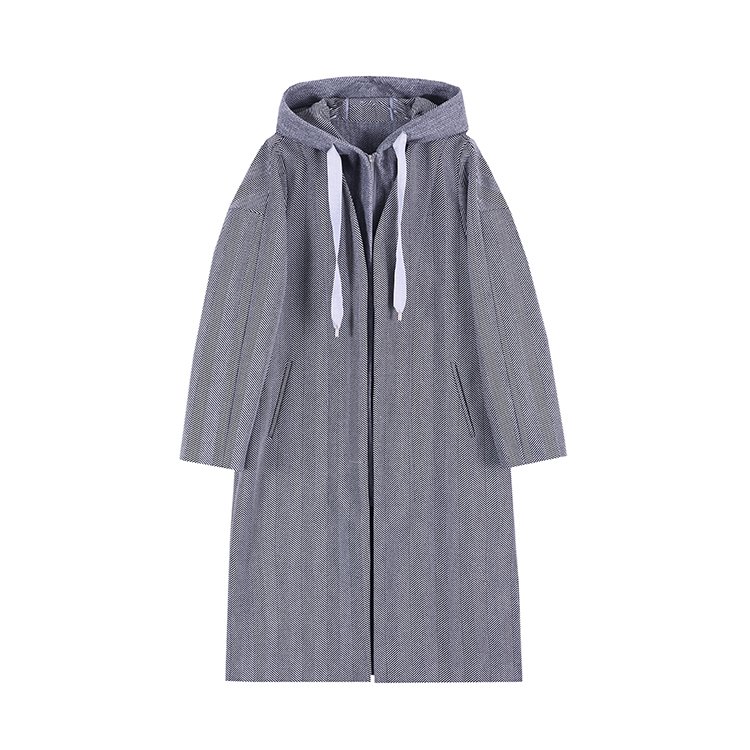 Women's Mid-length Hooded Coat